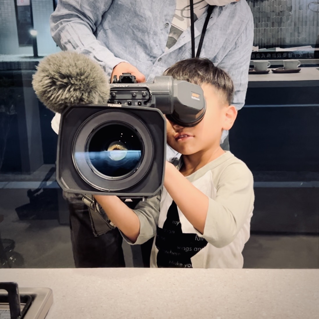 テレビ取材