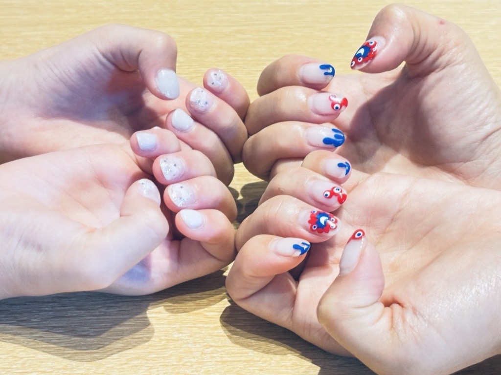 親子ネイル